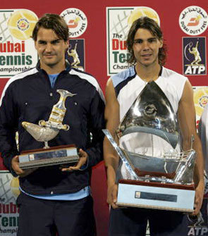 Roger  Federer and Rafael Nadal