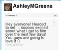 Ashley twitt update (what do u think she's talking about??) - twilight-series photo