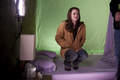 Bella on the Bed New Moon Backstage - twilight-series photo