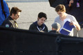 HQ Robsten on eclipse set testerday with Billy - before filming (having a cute laugh :))) - twilight-series photo
