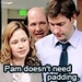 Jim, Pam, and Kevin in 'Gossip' - the-office icon