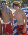 Joe & Nick shirtless - the-jonas-brothers photo