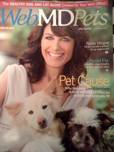 Lisa Edelstein cover WebMDPets