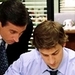 Michael and Jim in 'Gossip' - the-office icon