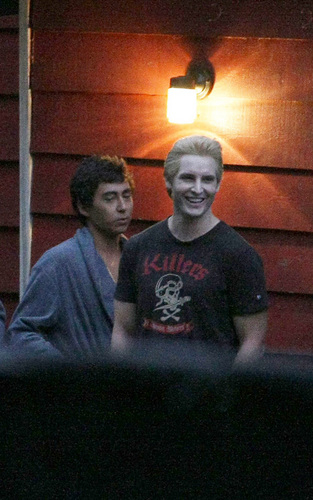 Peter & Wolf Pack on Set 'Eclipse' (September 17)