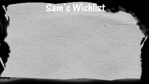  Sam's Wish lijst