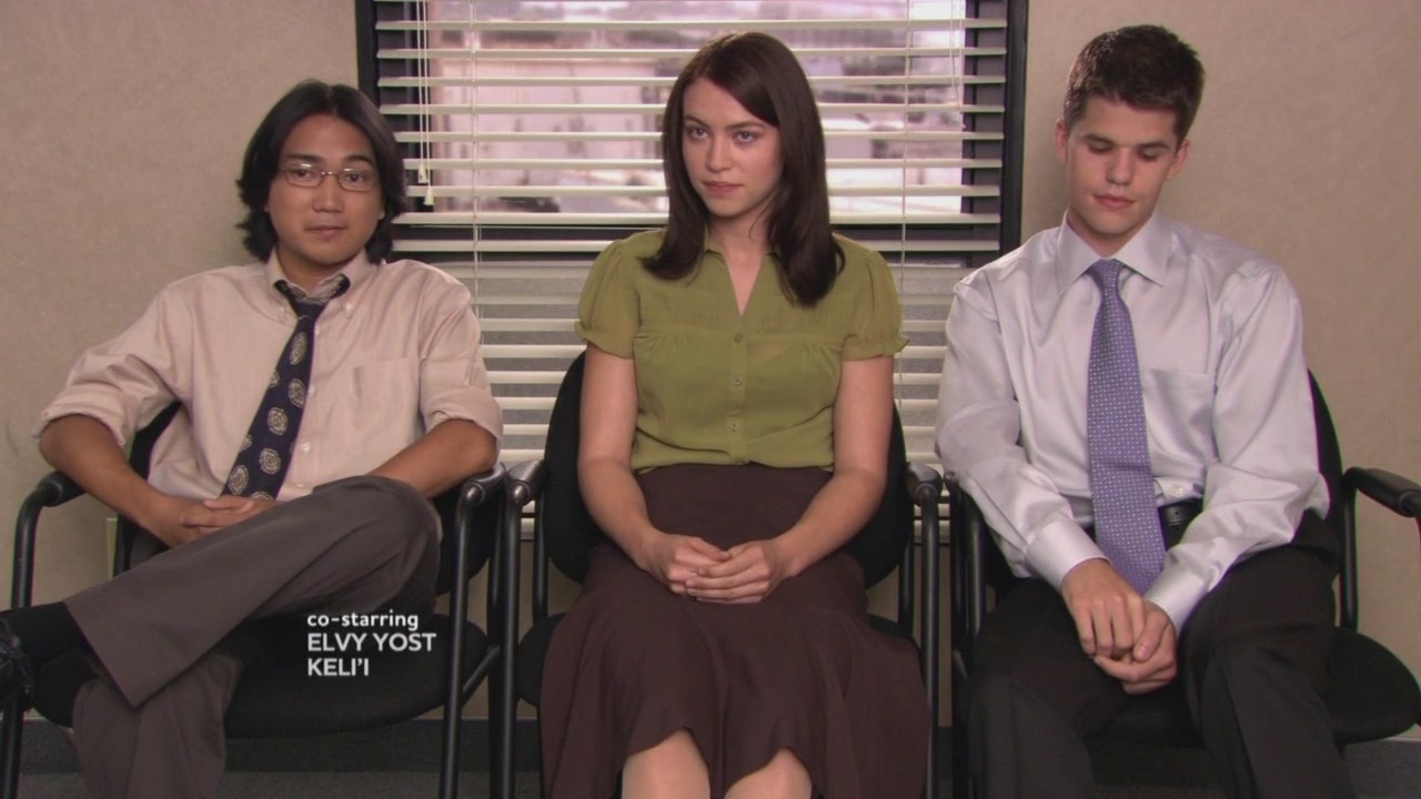 The Office Image: The Office 6x01 Gossip.