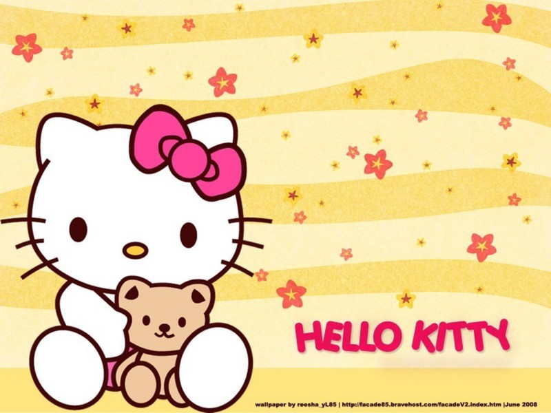wallpaper hello kitty. Hello Kitty Wallpaper