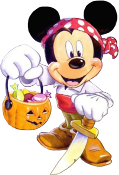  Pirate Mickey topo, mouse
