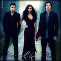 Stefan, Elena, and Damon - the-vampire-diaries fan art