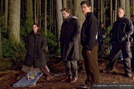 Taylor Lautner On The Set Of New Moon