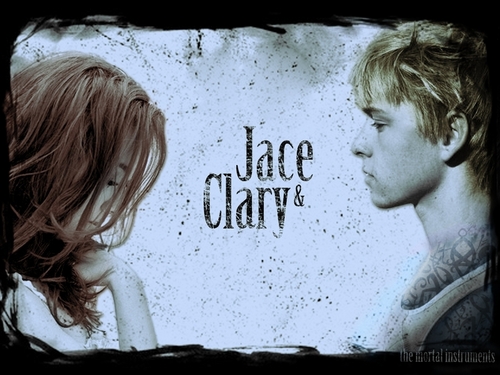  Clary and Jace 壁紙