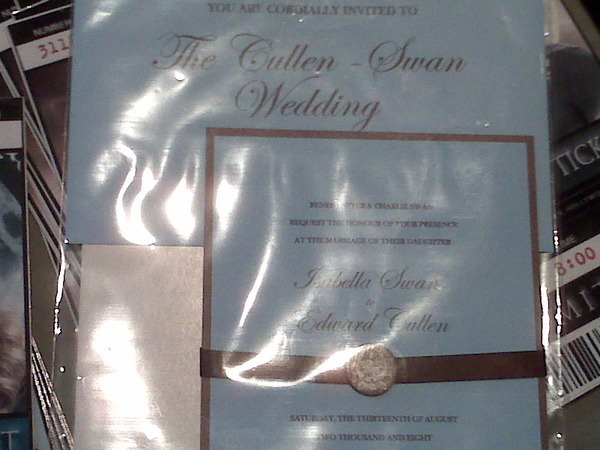 Cullen wedding invite
