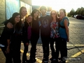 Demi, Joe Jonas and fans outside a Fishing Store in Canada  - the-jonas-brothers photo