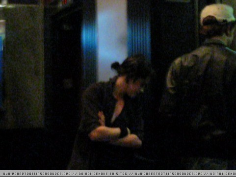  Kristen and Robert spotted out in a elevator