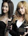 LG Chocolate Phone-YoonA & Jessica - girls-generation-snsd photo