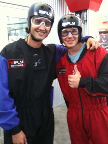  Liam and Navid hanging out at iFly
