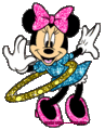 Minnie Mouse Hula Hooping - disney fan art