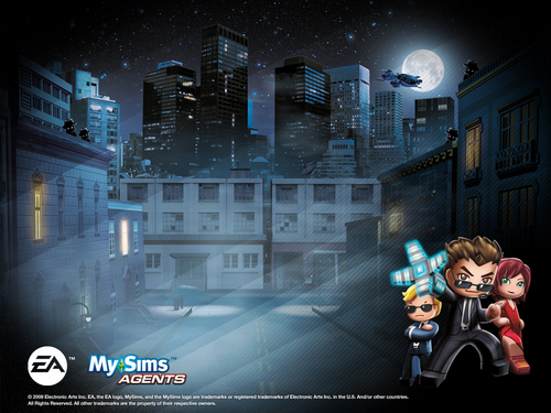  MySims Agents Special پیپر وال