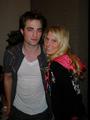 Rob with a fan (looking sweet) - twilight-series photo