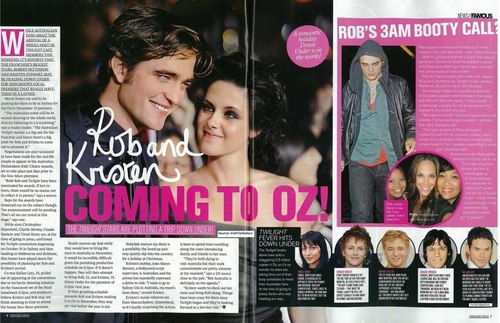  Robert Pattinson in Australias Famous Magazine