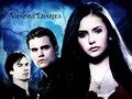 the-vampire-diaries-tv-show - Stefan, Elena and Damon wallpaper
