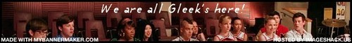  We are all Gleeks here! Banner