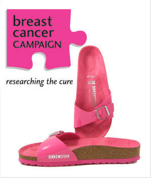  birkenstocks for breats cancer!
