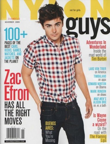  November issue of Nylon Guys magazine at ZacE