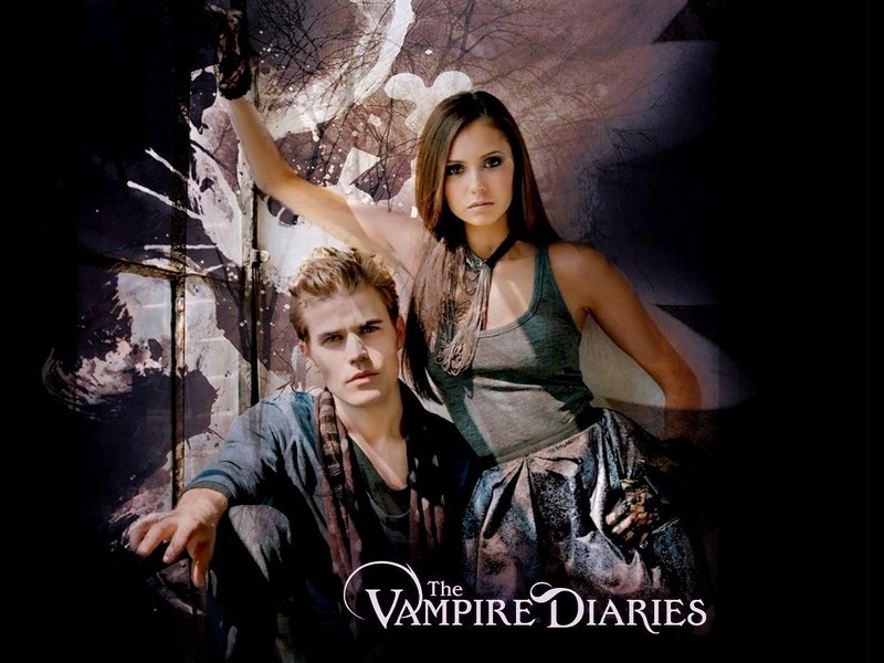 vampire diaries wallpaper stefan. Elena amp; Stefan - The Vampire