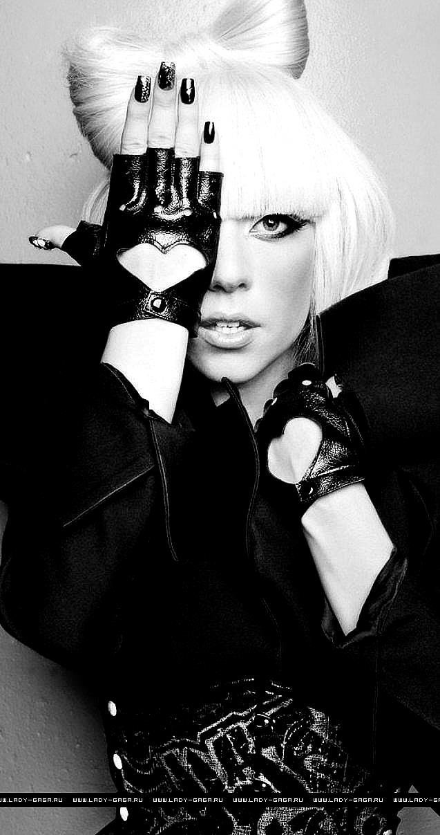 lady gaga january 2011. Lady Gaga Black and White