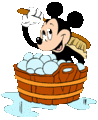 Mickey's bath - mickey-mouse photo