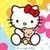  hello kitty with teddy