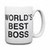  World's Best Boss mug