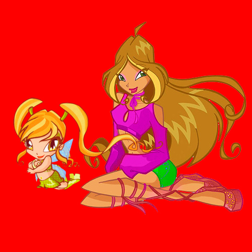 amore winx club. Flora and Amore