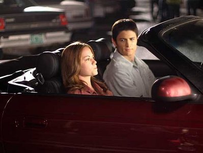  When is the first time Haley is shown driving a car?
