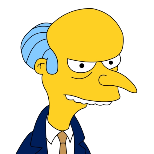 True or False: Mr. Burns is physically weaker than an infant?
