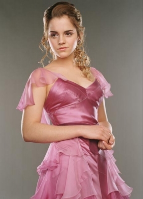 Who did Hermione go to the yule Ball with?