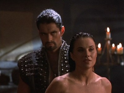 Who saw Xena & Ares together? (in this scene)