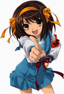 Who does the voice of Haruhi?