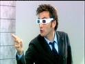  In Doomsday, what are the Doctors 3D glasses for?
