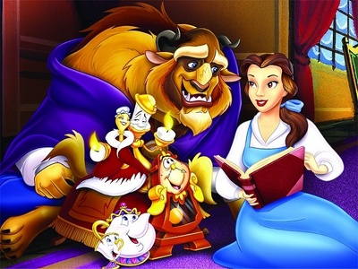  THE BEAUTY AND THE BEAST : Beast: 你 will 加入 me for dinner! Beast: ______________