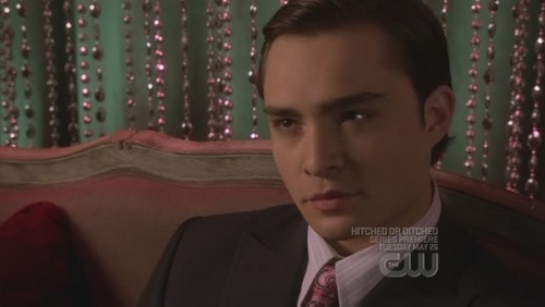  (2X25) After Blair took Chuck into a room what did she ask for his opinion of first?