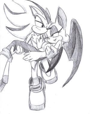  dose rouge the bat have a small crush on shadow?