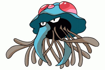  According to the pokedex, how many tentacles does tentacruel have?
