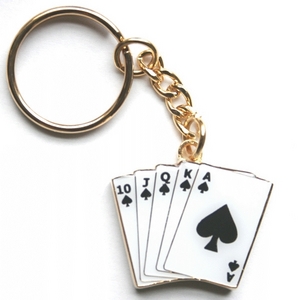  What is the best poker hand on this keychain?