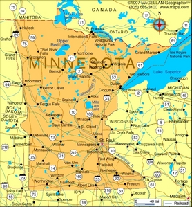  What is the state ফুল of Minnesota?
