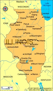  What is the state цветок of Illinois?