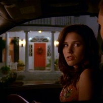  How many red doors has Brooke lived behind?