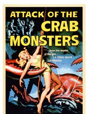 Who co-starred with Richard Garland in Attack Of The Crab Monsters?